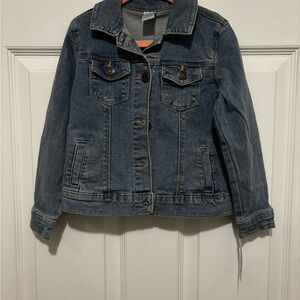 NWT Carter's Blue Denim Jacket with Distressed Details & Pockets